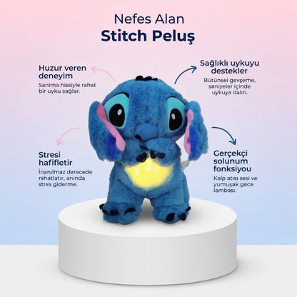 Playtoys™ Nefes Alan Stitch Uyku Arkadaşım