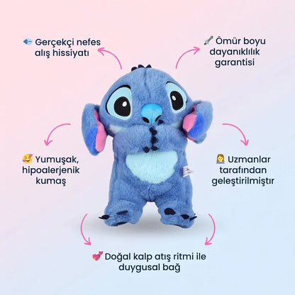 Playtoys™ Nefes Alan Stitch Uyku Arkadaşım
