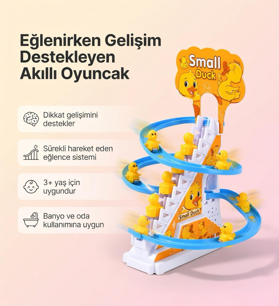 PlayToys™ Kaydıraklı Ördek Oyuncak Seti